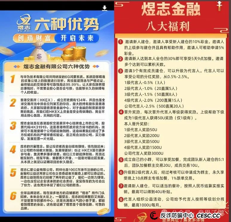 【HKEX煜志金融】交易所带单类资金盘骗局