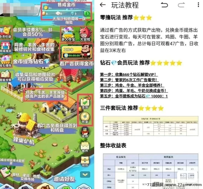 奇境庄园新玩法：零投入，稳赚高收溢无风险！