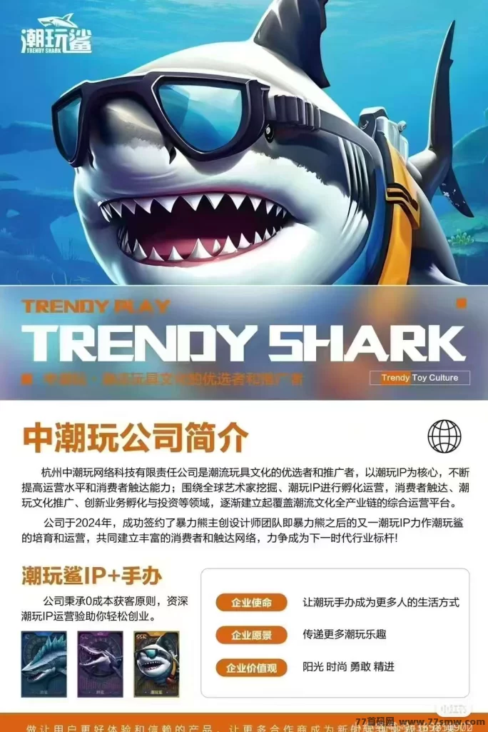 潮玩鲨上线，轻松边玩边赚，月赚4800圆不是梦！
