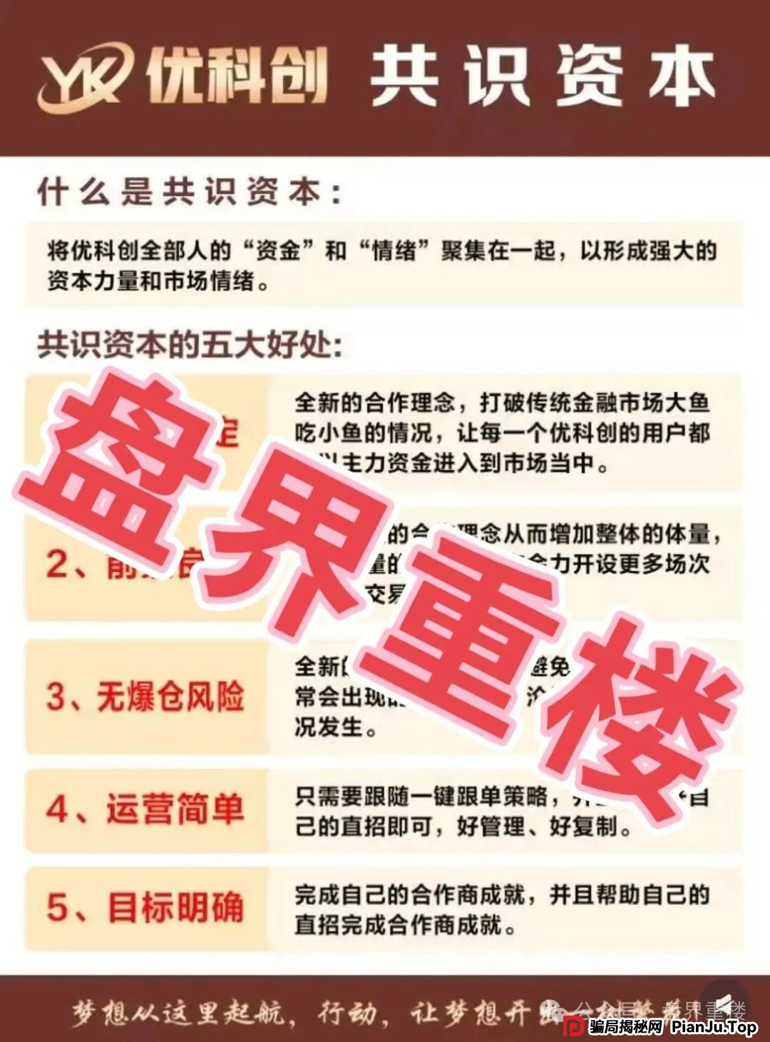 曝光 | 优科创（利鼎交易所）跟单类资金盘骗局，操盘手圈钱过千万，即将崩盘跑路！
