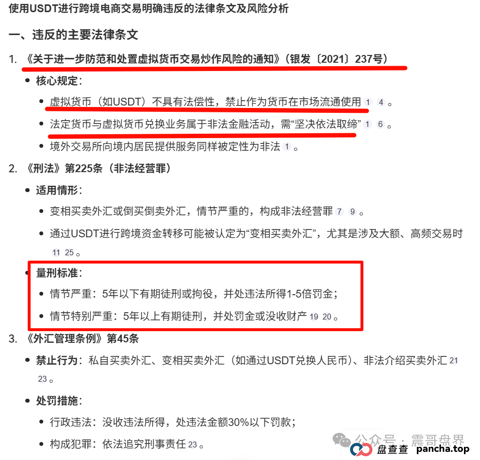 如果优哩哩是正规项目，会员们用usdt参与跨境电商犯法吗？