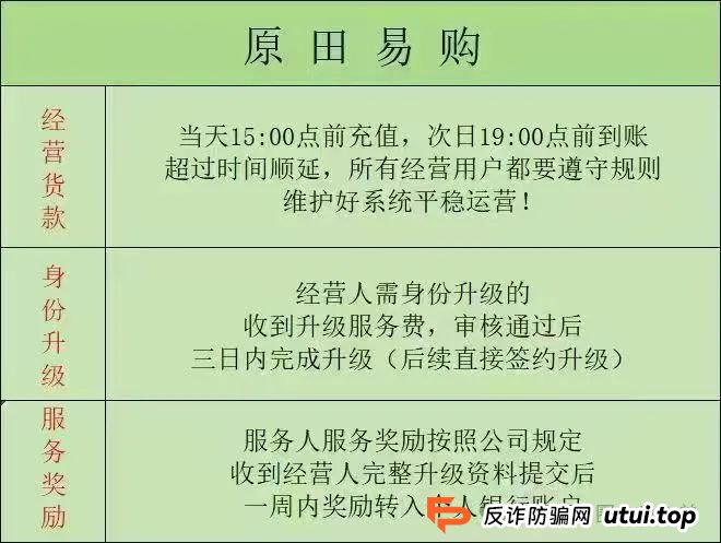原田易购怎么样可靠吗？警惕：原田易购表面是商城电商平台，实则是互助骗局