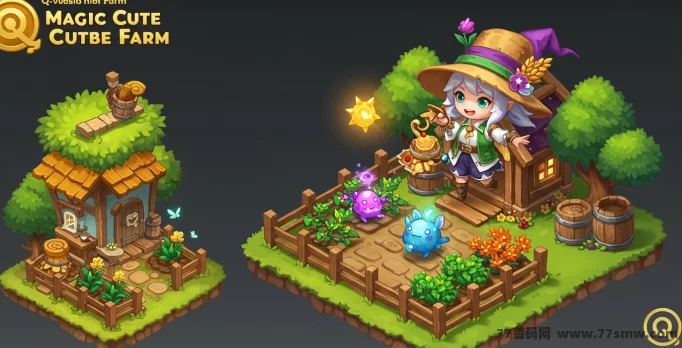 魔法萌农场火热上线！Q版农场链游，种魔法作物赚收溢！