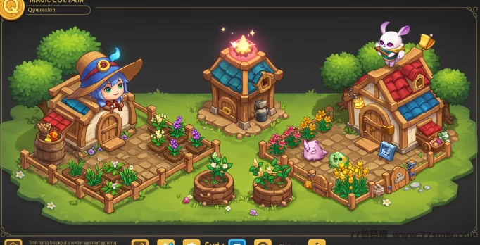 魔法萌农场火热上线！Q版农场链游，种魔法作物赚收溢！