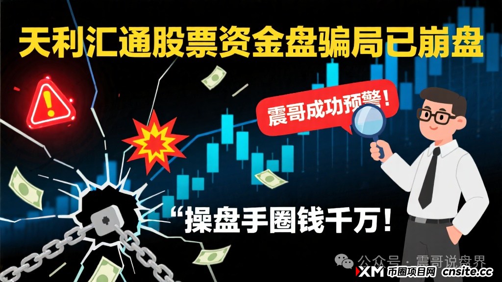 天利汇通股票资金盘骗局已经崩盘，震哥成功预警，操盘手圈钱千万