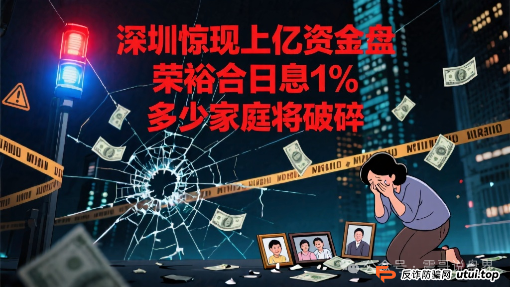 深圳惊现上亿资金盘，荣裕合日息1%，又将导致多少人家庭破碎