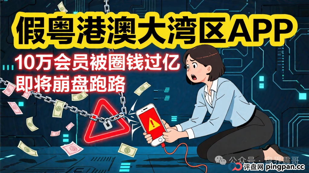 假粤港澳大湾区APP，10万会员被圈钱过亿，即将崩盘跑路