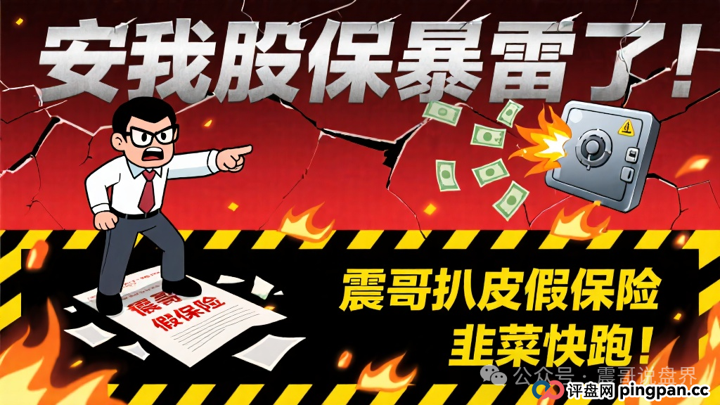 安我股保要跑路！震哥扒皮这个假保险真骗钱的玩意儿，韭菜们快跑！