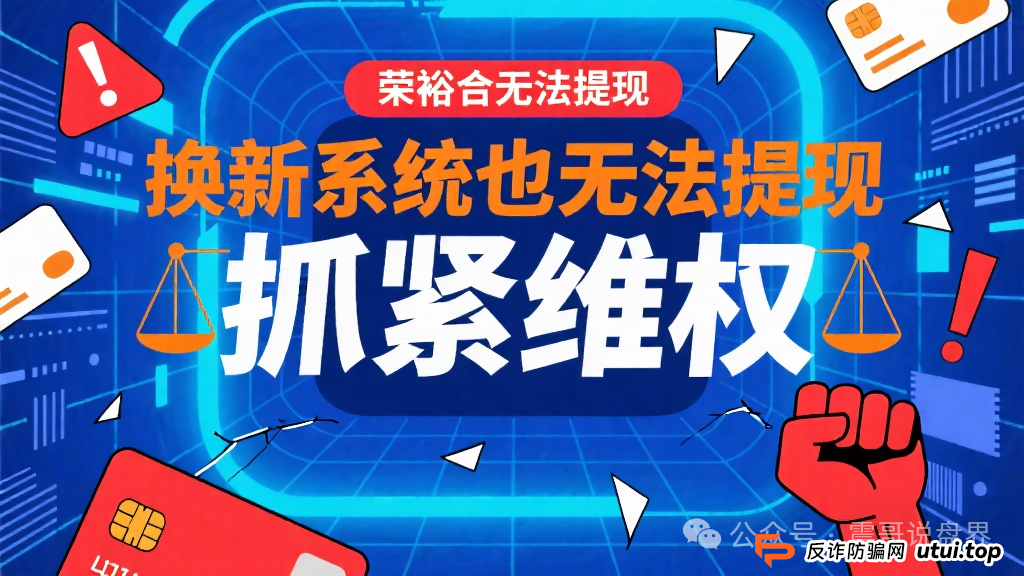荣裕合8月份最新消息：荣裕合无法提现，换新系统也无法提现，抓紧维权