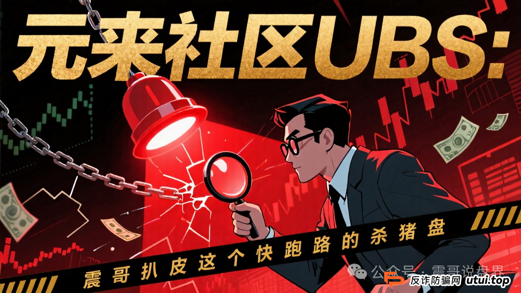 元来社区可以投资吗？扒皮元来社区UBS，快跑路的杀猪盘，看到的速度远离