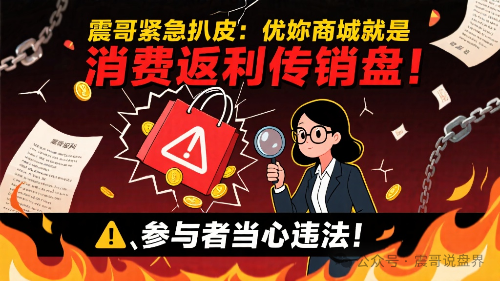 紧急预警：优妳商城就是消费返利传销盘！参与者当心违法！